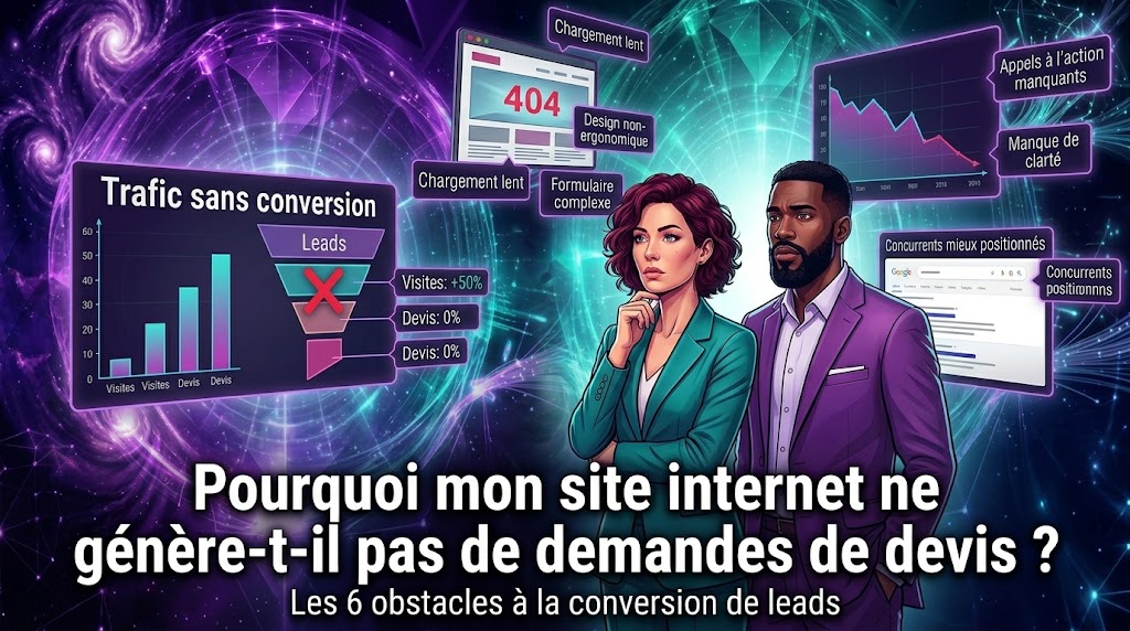 Pourquoi mon site internet ne génère-t-il pas de demandes de devis ?